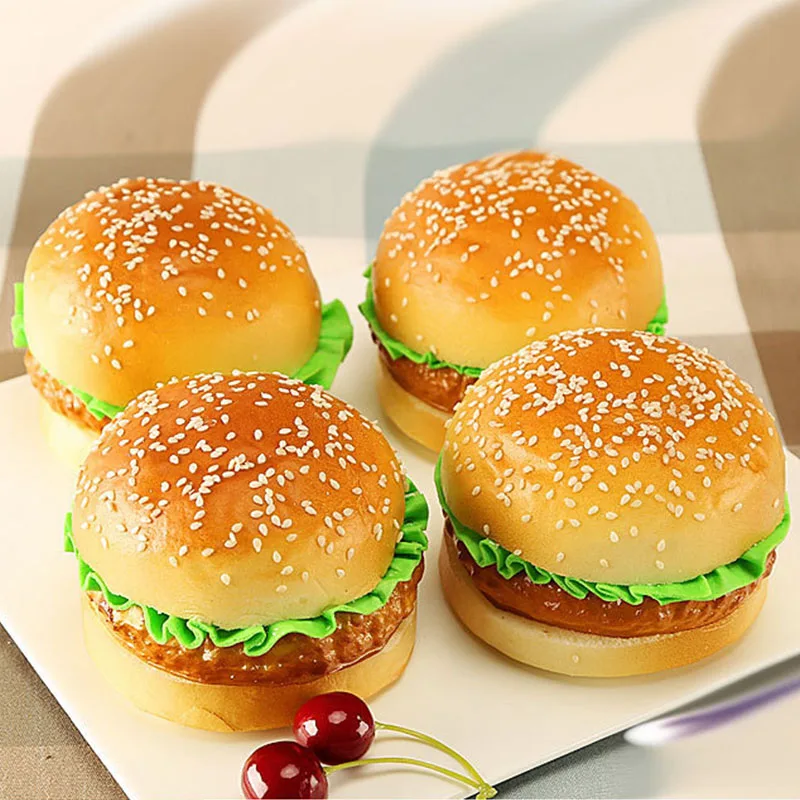 Health Wellness Lifestyle - Dekorasi Hamburger Sayuran Buatan, Properti untuk