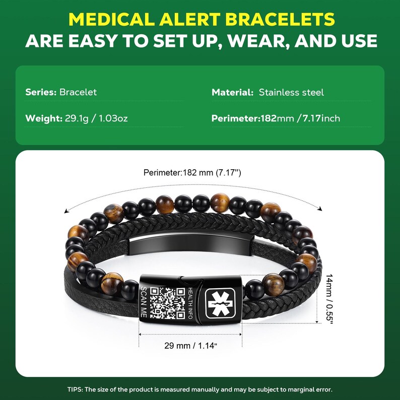 Gelang Batu Mata Harimau Alami - Health Wellness Bracelet ulasan dan harga